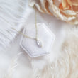 Bridal Necklace, Vintage Style Necklace, Crystal Necklace, Gold Minimalist Necklace, Wedding Necklace, Bridesmaid Gift, Bridal Jewellery - House of Hats