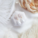 Pearl Drop Earrings, Bridal Earrings, Art Deco Earrings, Gold Teardrop Pearl Earrings, Wedding Earrings, Bridesmaid Gift, Bridal Jewellery