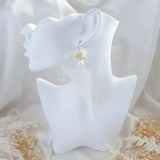 Pearl Drop Earrings, Bridal Earrings, Vintage Style Earrings, Gold Pearl Earrings, Wedding Earrings, Bridesmaid Gift - House of Hats